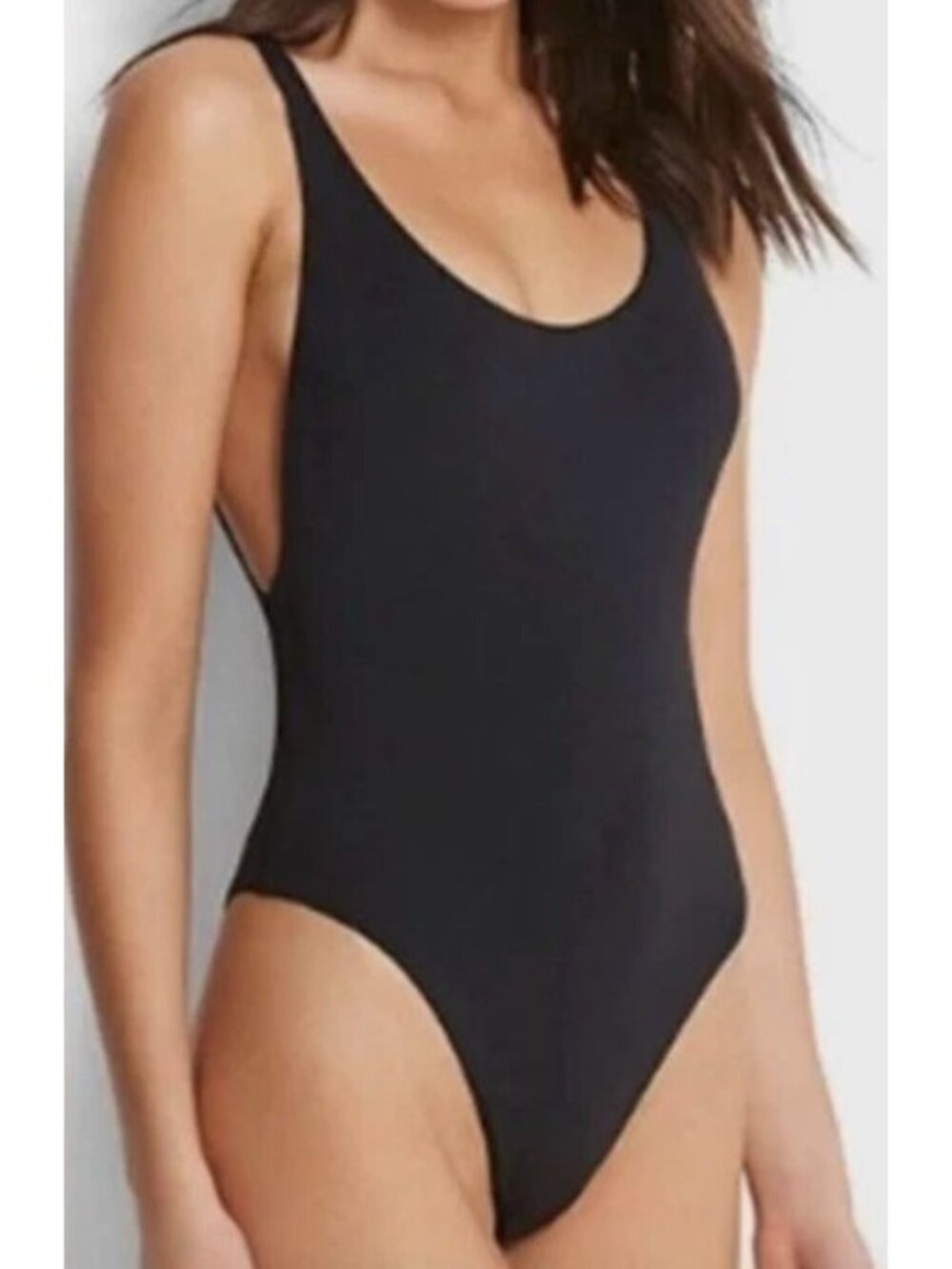 SEAFOLLY black one piece cheeky swimsuit size AUS 12 US 8